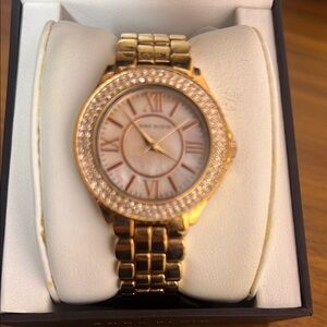 Anne Klein Gold Women's Watch